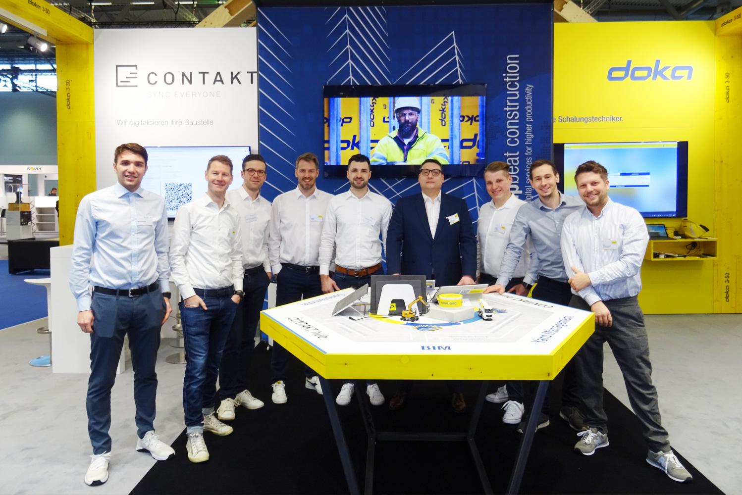 After three auspicious days at digitalBAU, the experts from Doka were able to draw a satisfying conclusion. Photo: digitalBAU_Doka.jpg, Copyright: Doka