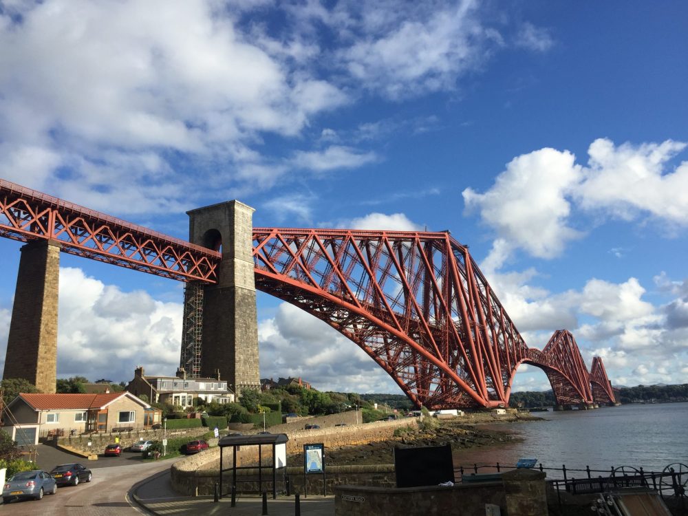 Forth Bridge, Edinburgh by day.