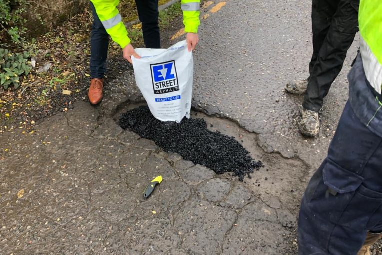 Red Stag Materials paving the potholes away for EZ Street