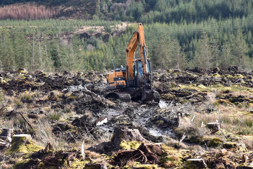 Hyundai High-Walkers perfect for tough forestry tasks and for Carron Valley Plant