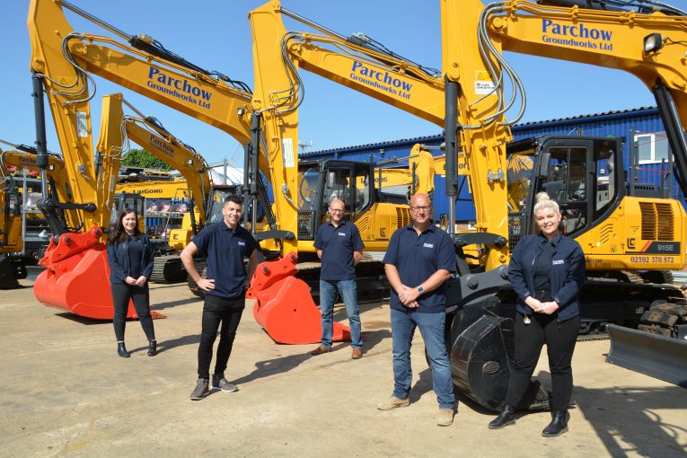 Portsmouth based Parchow Groundworks invest in twenty LiuGong Excavators