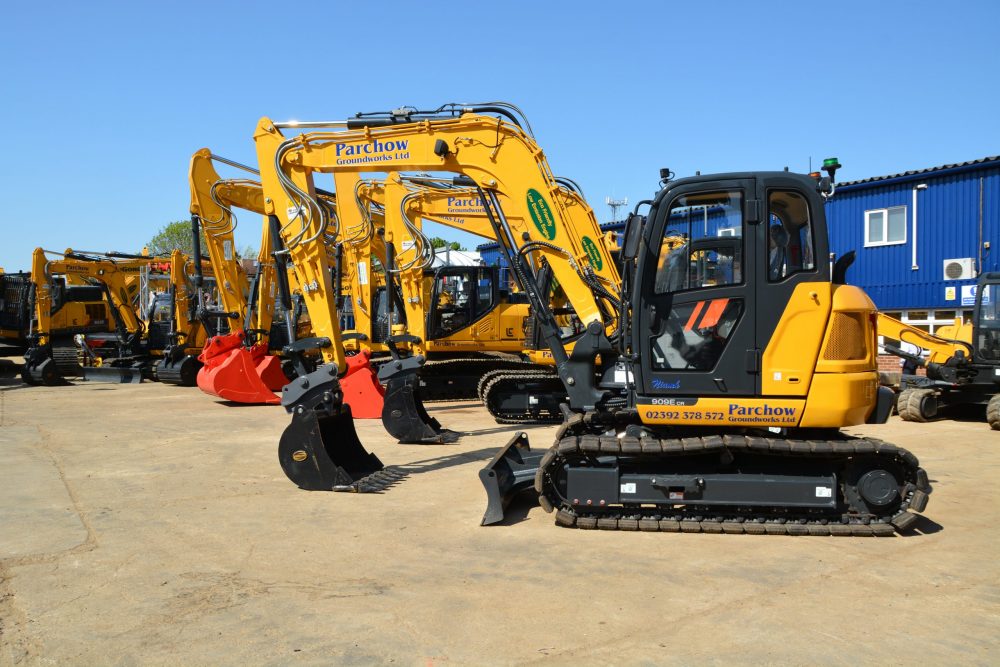 Portsmouth based Parchow Groundworks invest in twenty LiuGong Excavators