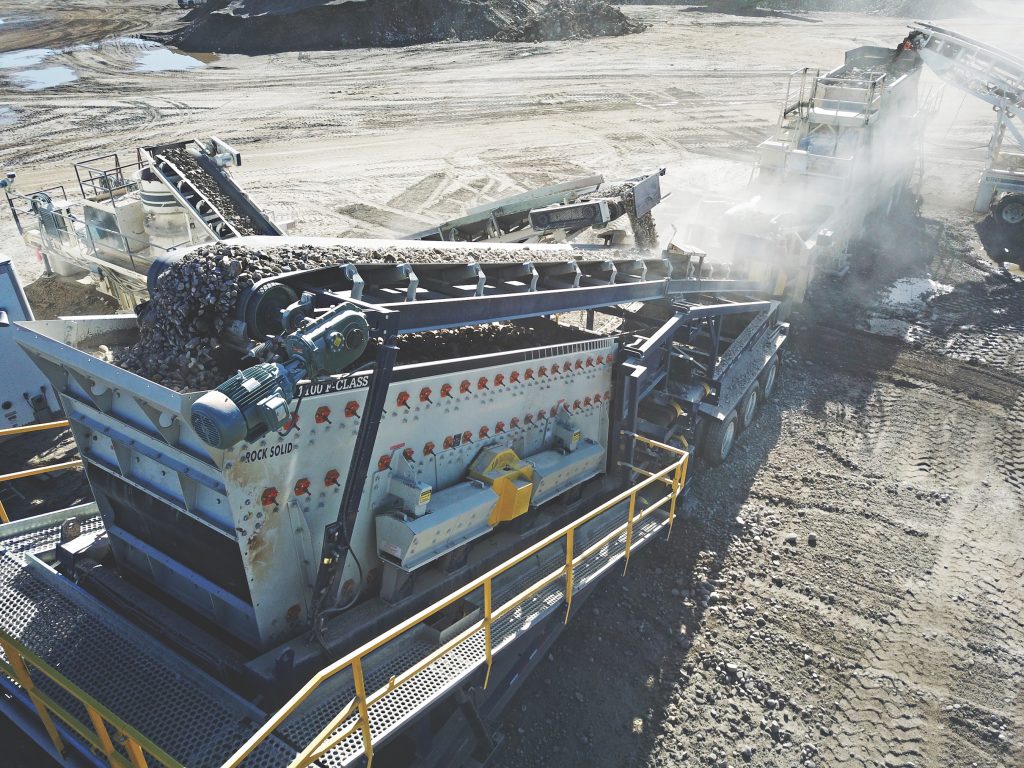Haver and Boecker Niagara F-Class Portable Plant increases production by 25 percent