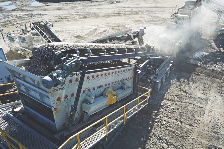 Haver and Boecker Niagara F-Class Portable Plant increases production by 25 percent