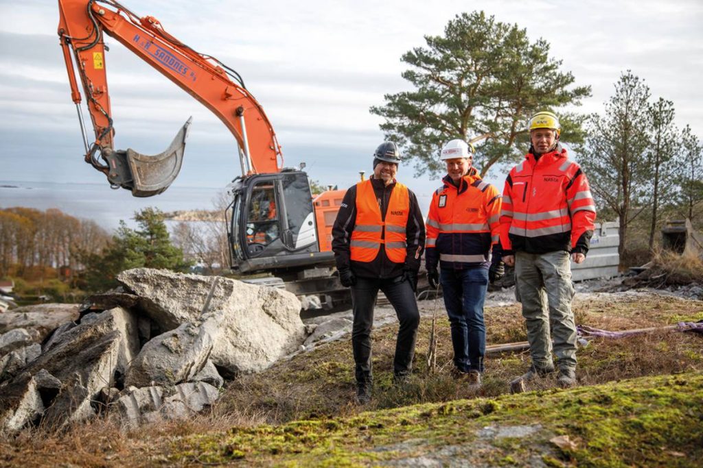 (From left to right) Nils Arve Norendal (Nasta), Rune Sandnes (H&K Sandnes) and Torstein Strømmen (Nasta)
