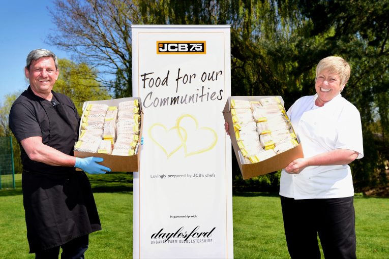 JCB steps up food aid programme for homeless people in North Staffordshire