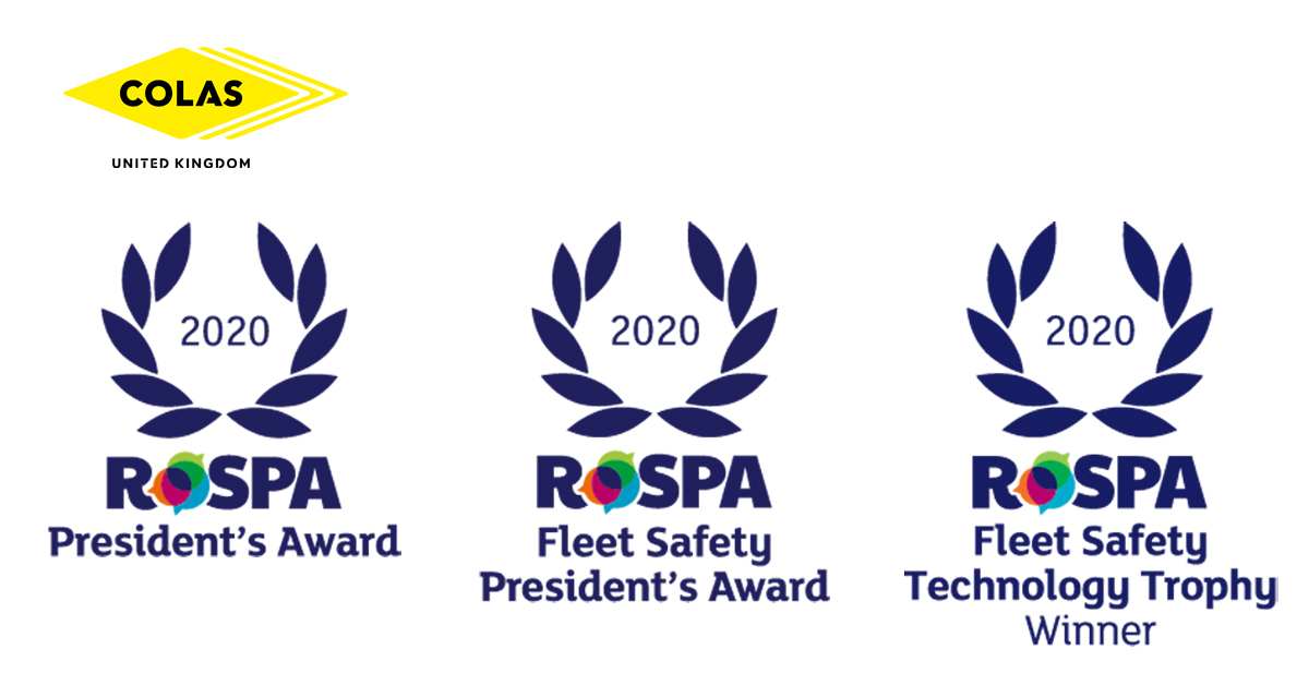 Colas wins three major RoSPA awards