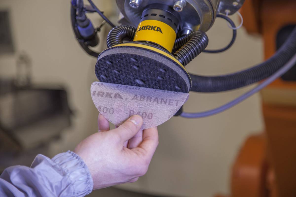 Mirka launches automated programme for advanced robotic surface finishing