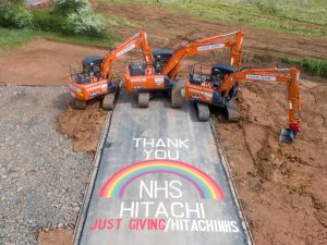 Help Hitachi Construction Machinery UK raise money for the NHS