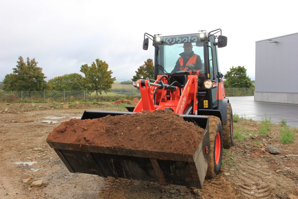 Kubota's next-generation R070 and R090 wheel loaders