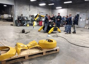 Brokk offers on-demand training options designed to help existing customers improve efficiency and safety in a number of applications, top-down demolition, concrete cutting, process and foundry.