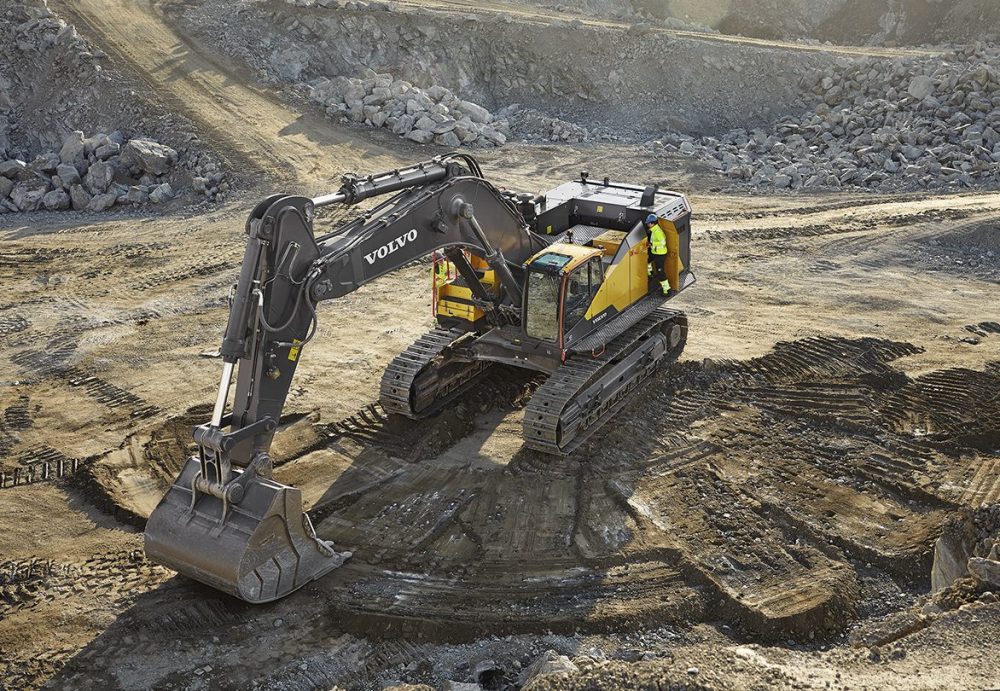 VolvoCE EC950F 90 tonne Crawler Excavator now available worldwide