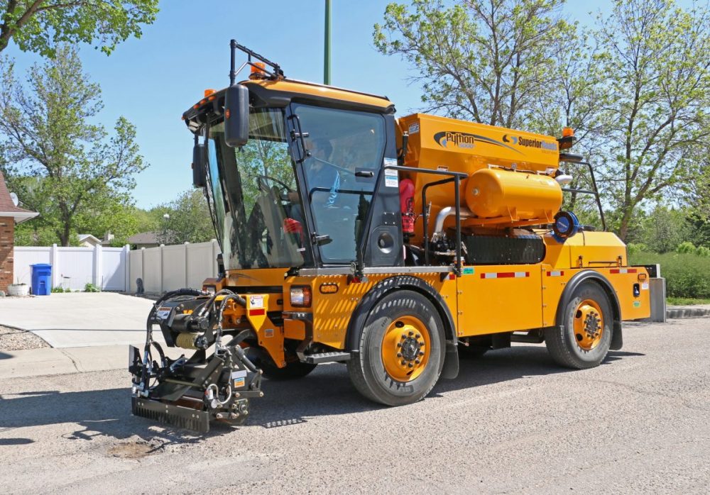 Python 5000+ Pothole Patcher heads for Denmark