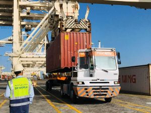 Autonomous Container Terminal Vehicles start work at Jebel Ali Port