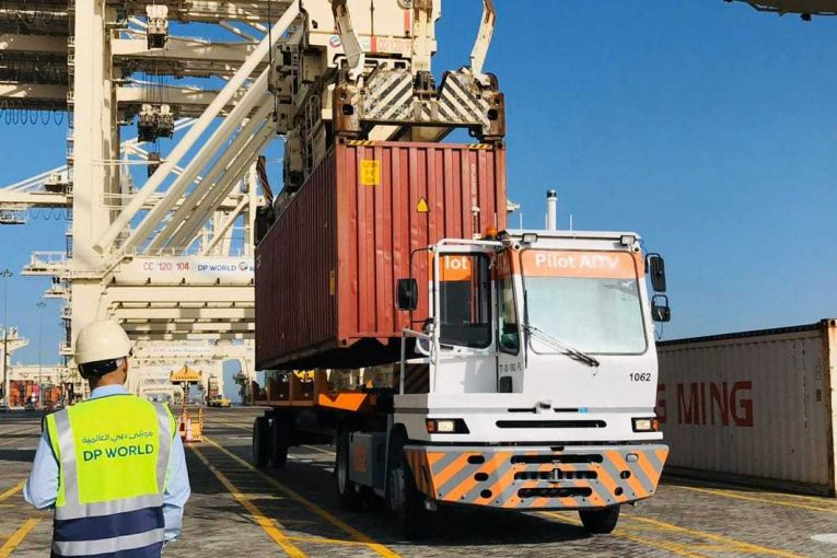 Autonomous Container Terminal Vehicles start work at Jebel Ali Port