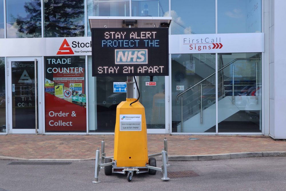 Messagemaker launches two new portable temporary Traffic Sign solutions