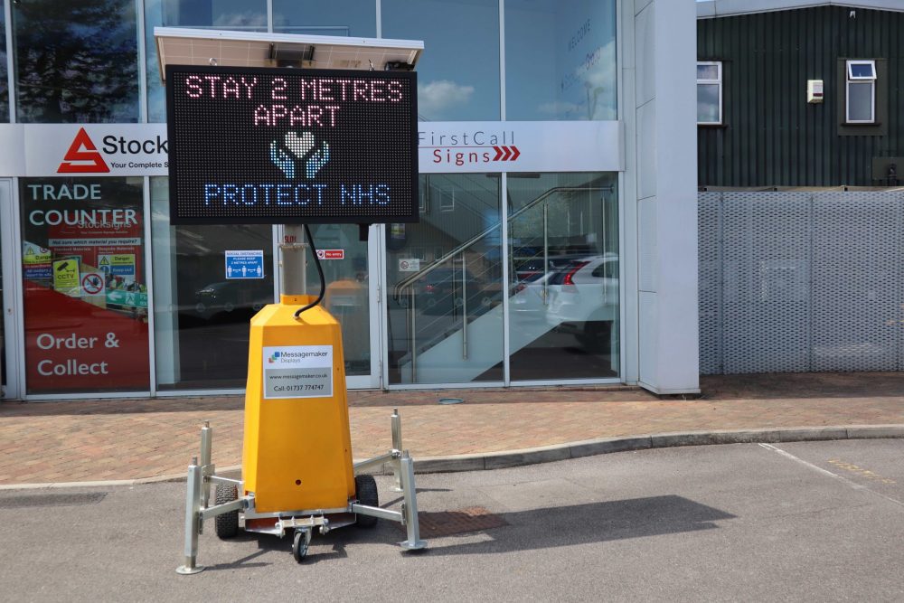 Messagemaker launches two new portable temporary Traffic Sign solutions