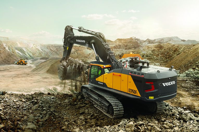VolvoCE EC950F 90 tonne Crawler Excavator now available worldwide