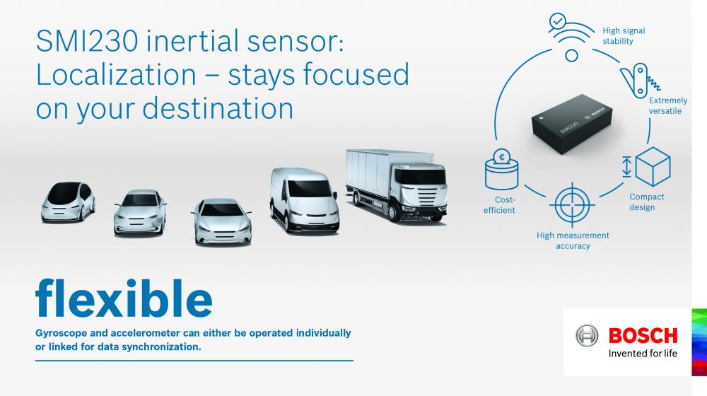 SMI230 inertial sensor improves reliability of navigation systems