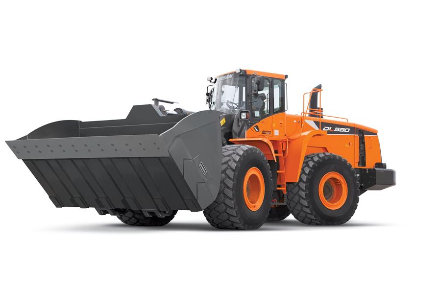 Doosan introduces DL580-5 wheel loader for quarry and mining markets