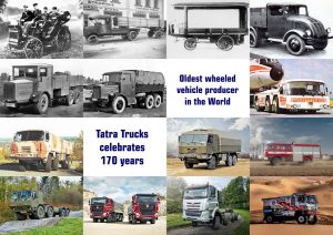 Tatra Trucks celebrates 170 years as the oldest wheeled vehicle producer in the World