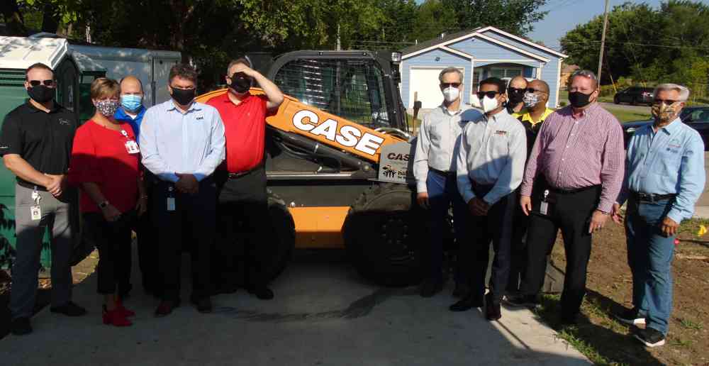 CASE Construction donates skid steer loader to Habitat for Humanity