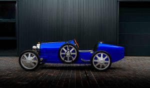 The Bugatti Baby II in French Racing Blue