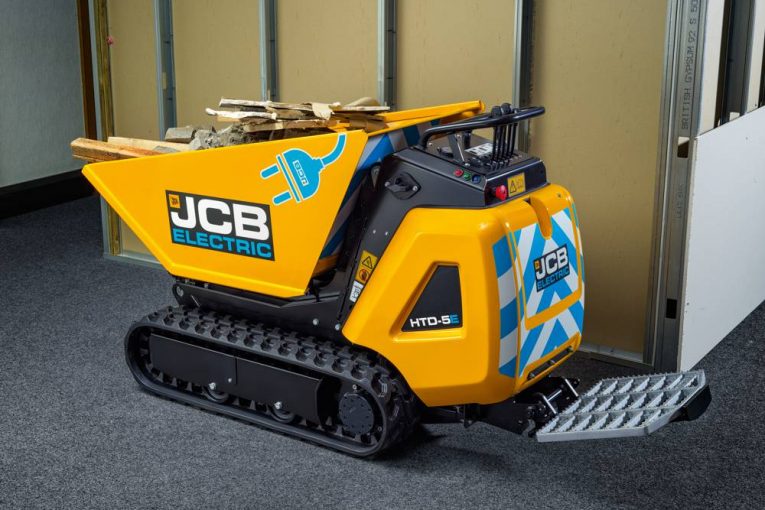 JCB introduces all-electric tracked dumpster
