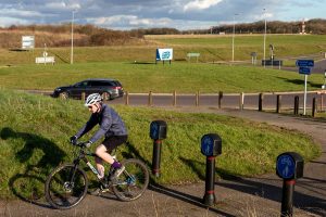Cycle route between Birchanger village and Stansted Airport