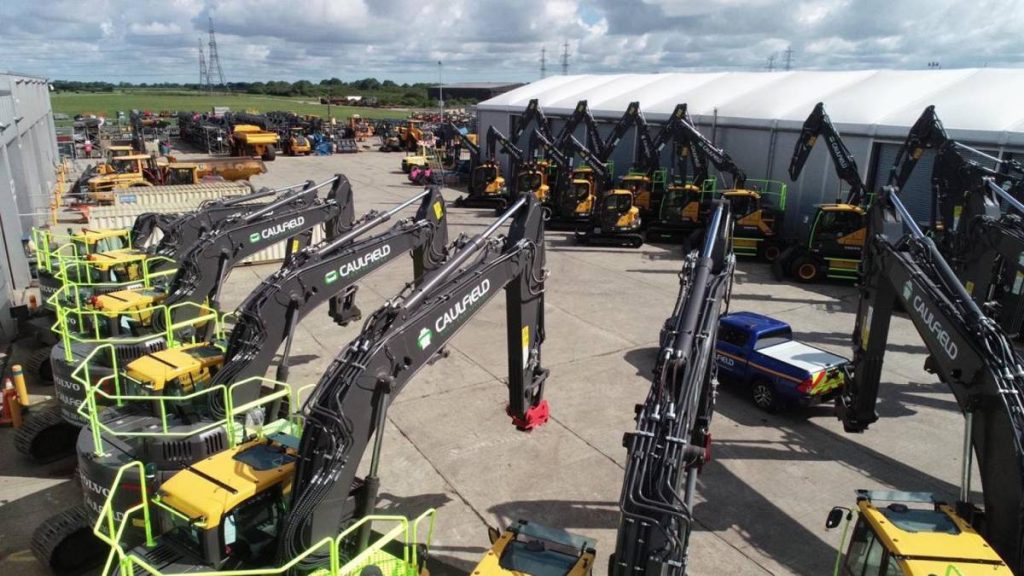 Caulfield upgrades 22 new Volvo Excavators with GKD RCi's for Smart Motorway project