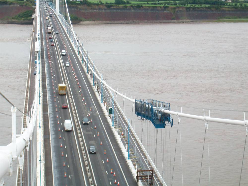 M48 Severn Bridge cable inspection