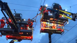 Network Rail investing in 25,000 volt overhead electric lines in Lancashire and Cumbria