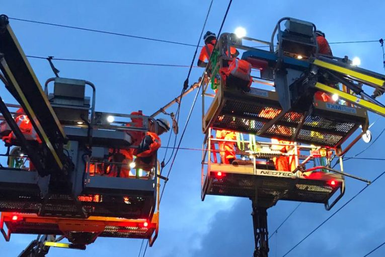 Network Rail investing in 25,000 volt overhead electric lines in Lancashire and Cumbria