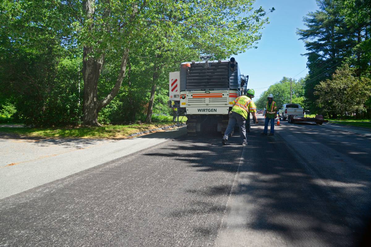 Wirtgen PCD cutting tools have a polycrystalline diamond tip and produce an extremely uniform milled surface, as was the case on State Route 202 in Gorham, Maine.