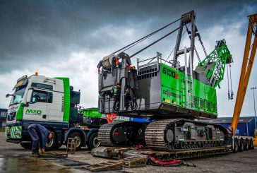 SENNEBOGEN 100-tonne Clamshell Crane digs deep on Kiel Canal project