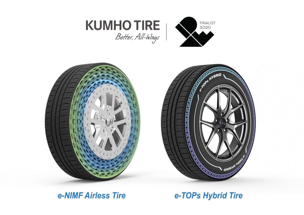 Kumho wins IDEA Awards for ground-breaking airless and hybrid tyres