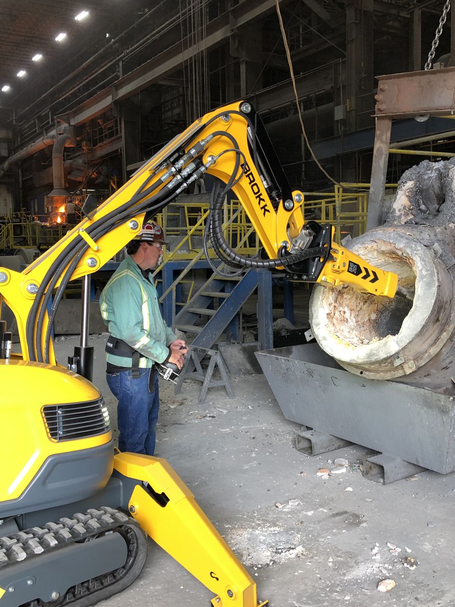 Brokk Demolition Machines now with customised options for High Heat Environments