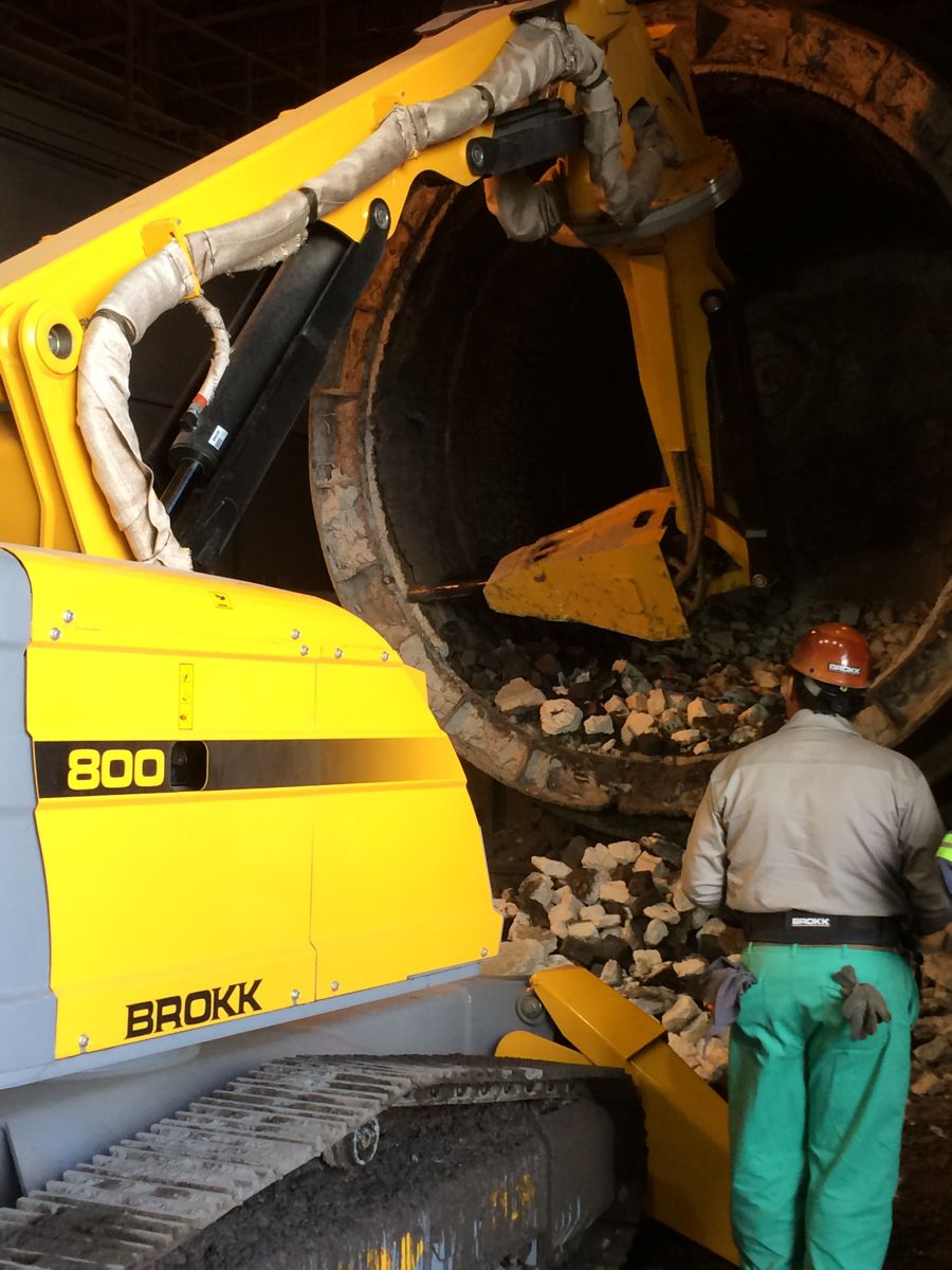 Brokk Demolition Machines now with customised options for High Heat Environments