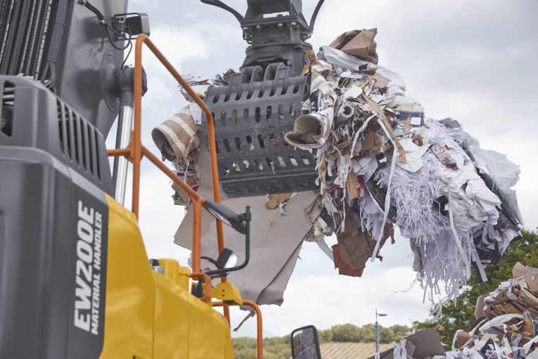 VolvoCE extends range and reach with new EW200 Material Handler