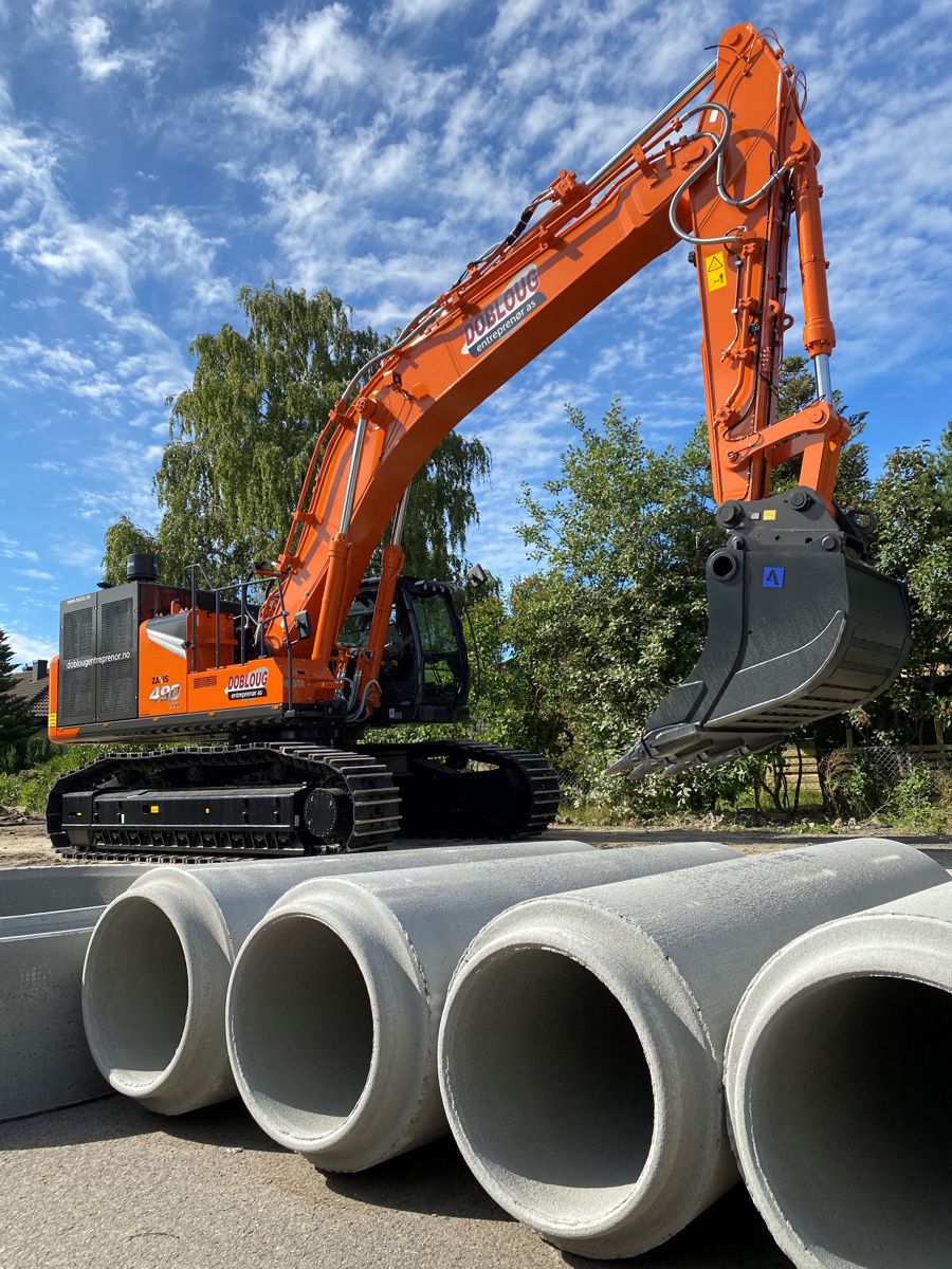 Hitachi ZX490LCH-7 Excavator delights operator and dealer in Norway