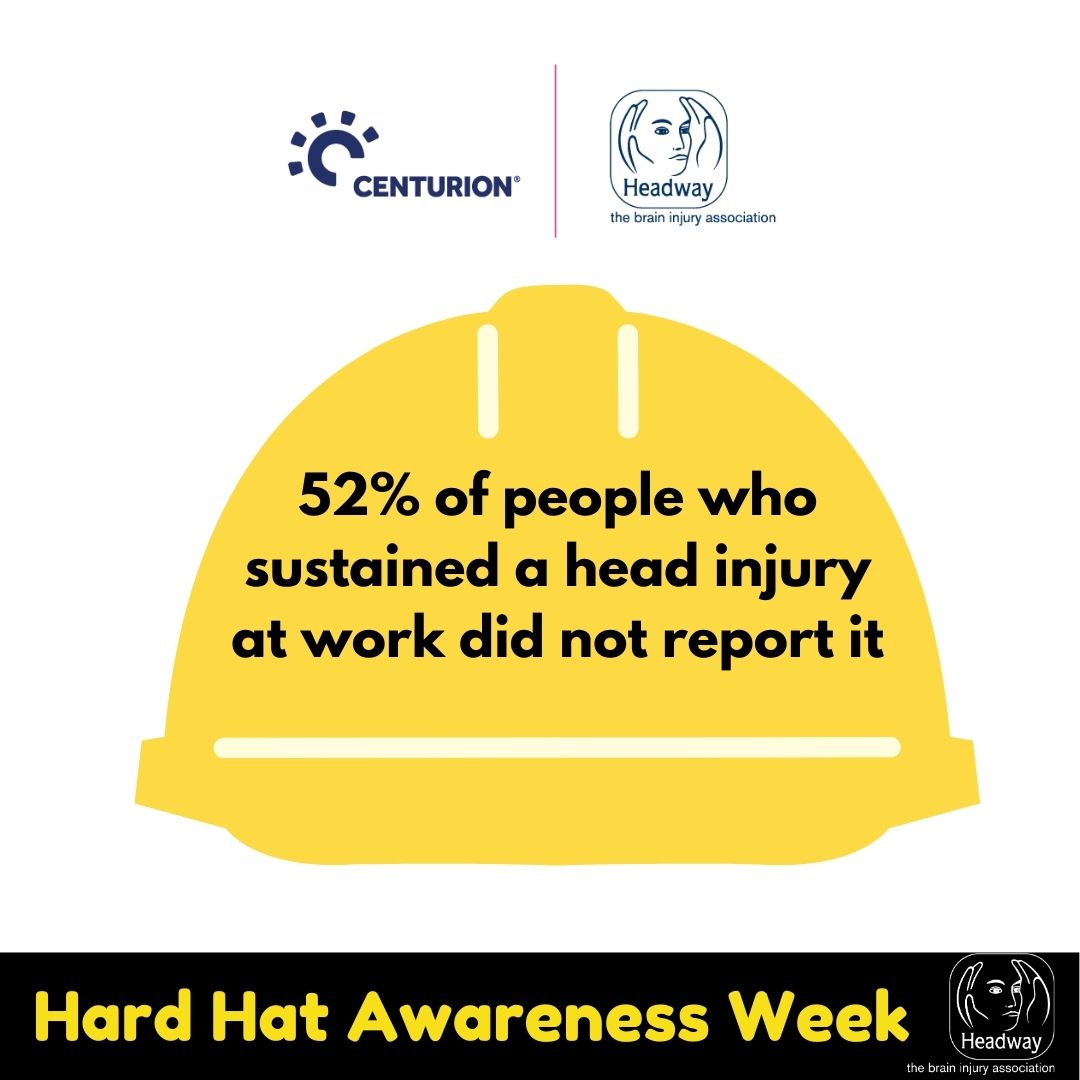 Centurion and the Headway brain injury association promote Hard Hat Awareness Week