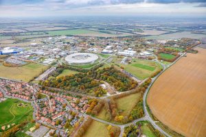 Harwell Campus and the Diamond Light Source in Oxfordshire