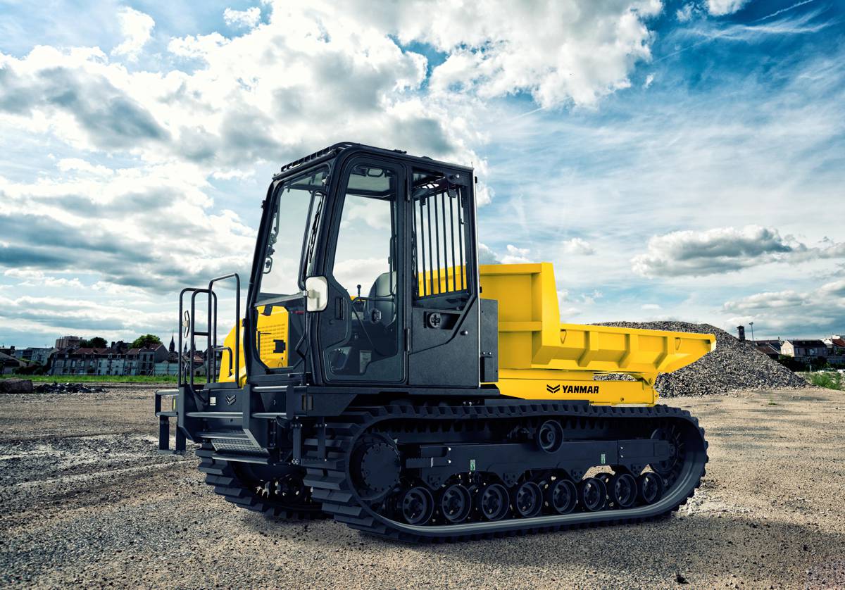 Yanmar unveils the all-new next-generation C50R-5A tracked carrier