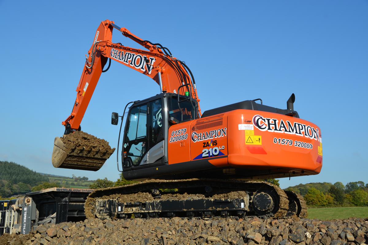 Fred Champion Groundworks invests in new Hitachi excavator fleet in Cornwall