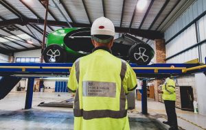 Britain’s first vehicle, designed for autonomous delivery took a giant leap forward as the DVSA approved the core Kar-go roadworthy.