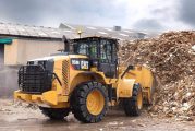 Finning and Veolia trial joystick controlled CAT Wheel Loaders