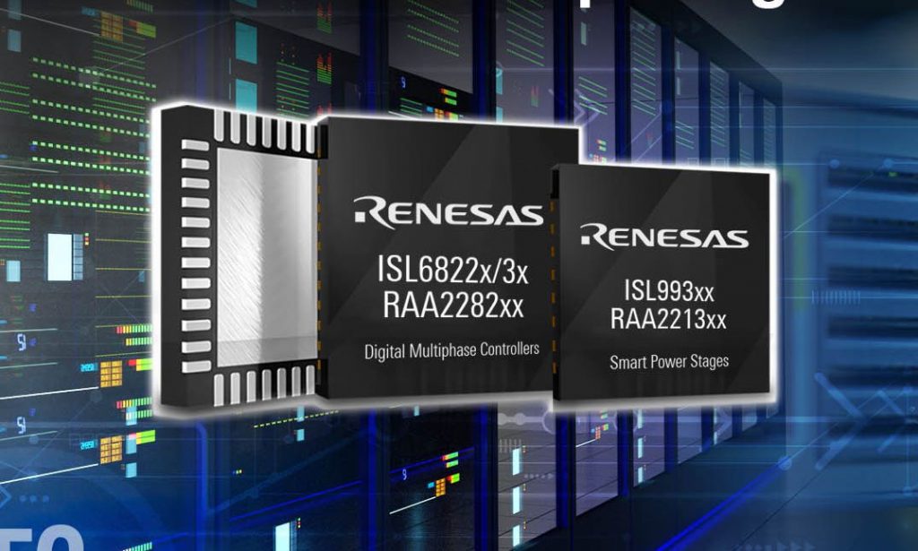 Renesas announces 2nd Generation IoT Smart Power and Multiphase Controllers
