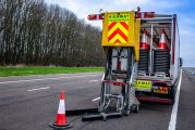 Highways England trials automated cone laying vehicle