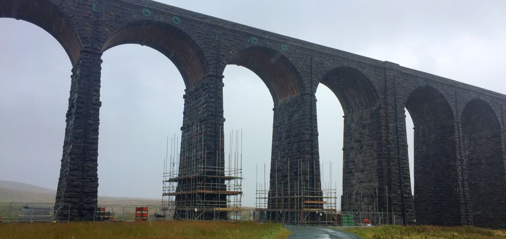 Network Rail starts work to restore iconic Ribblehead viaduct in Yorkshire