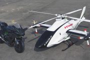 Kawasaki test unmanned K-RACER compound helicopter